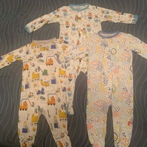 Magnetic Me baby footed onesies. All size 3-6 months.